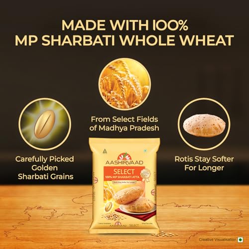 Aashirvaad Select Premium Sharbati Atta, 5kg - Image 5