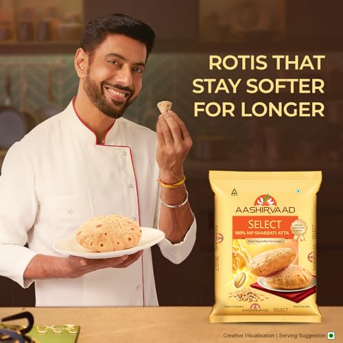 Aashirvaad Select Premium Sharbati Atta, 5kg - Image 7