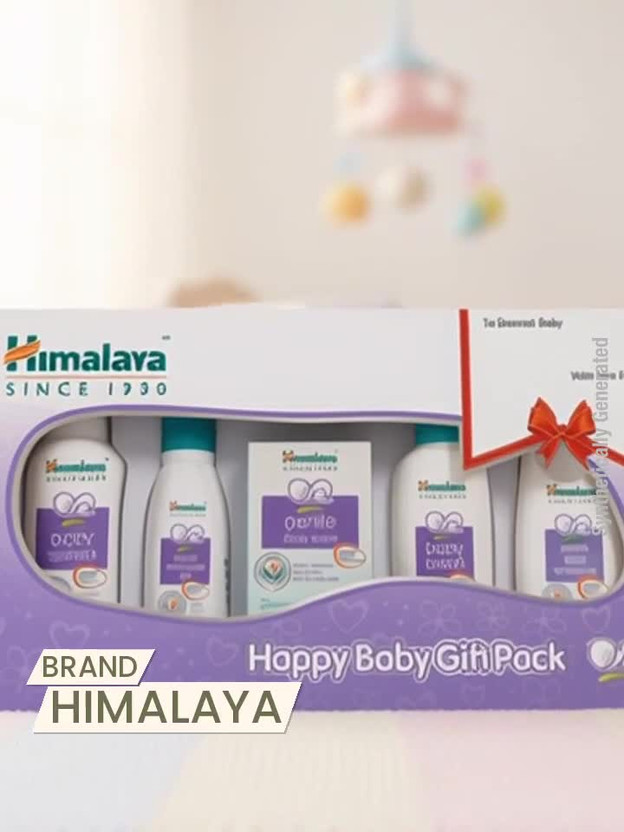 HIMALAYA Happy Baby Gift Pack ( 5 IN 1) (White) - Image 3