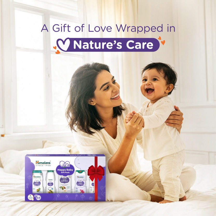 HIMALAYA Happy Baby Gift Pack ( 5 IN 1) (White) - Image 5