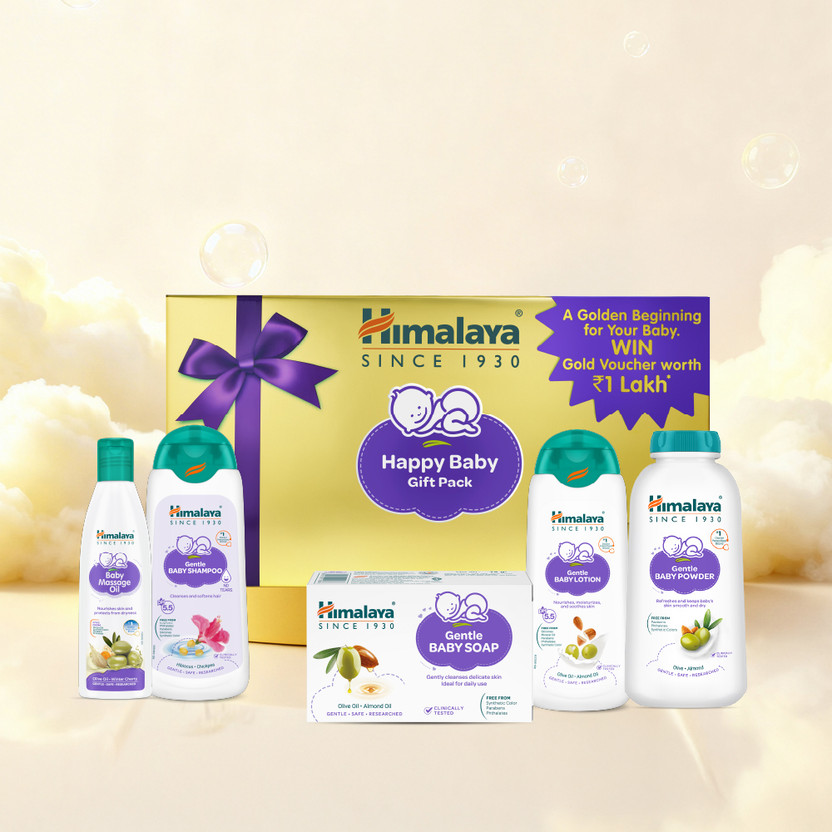 HIMALAYA Happy Baby Gift Pack ( 5 IN 1) (White) - Image 7