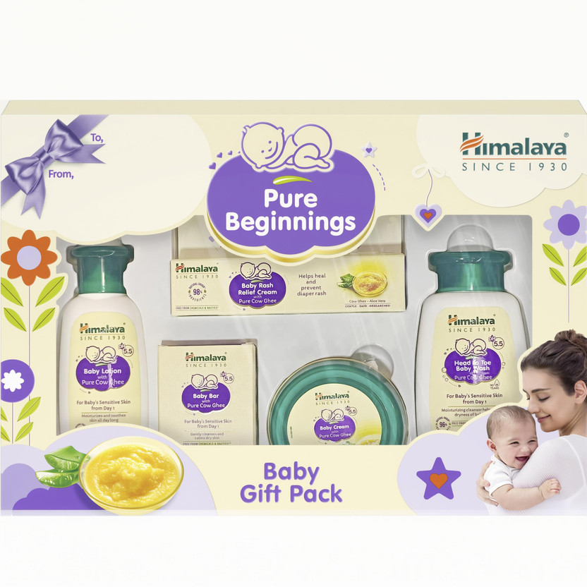 HIMALAYA Happy Baby Gift Pack ( 5 IN 1) (White) - Image 8