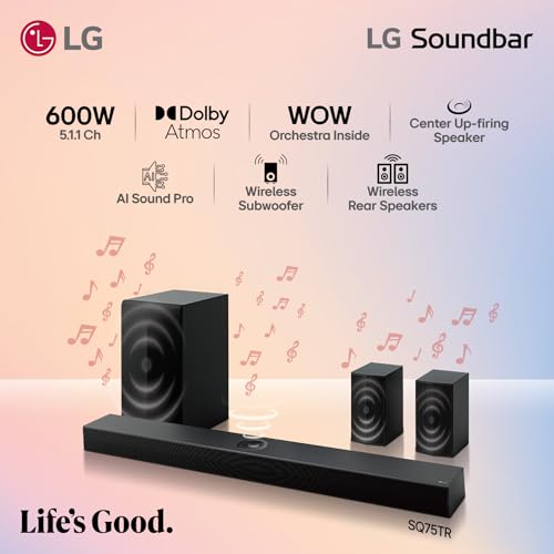 LG New Launch SQ75TR, 600W