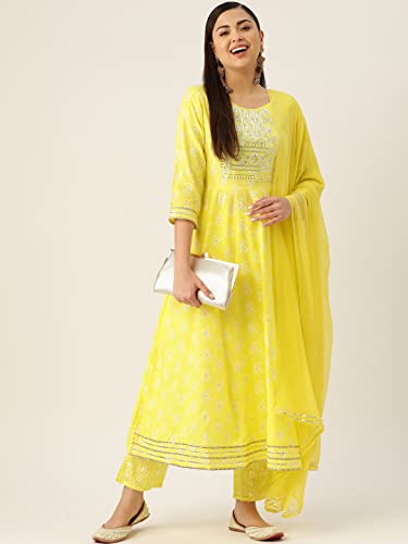 Maaesa Women Embroidered Anarkali Suit Set - Image 5