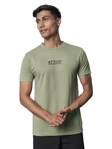 FitMonkey Sports Crew Neck Stretchable
