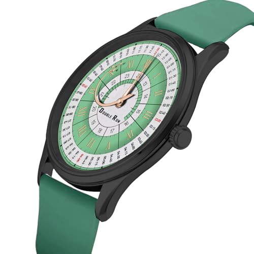 DOUBLERUN Black Case Silicone Strap