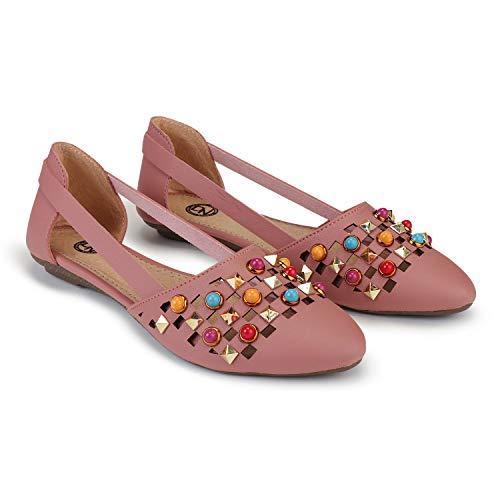DEEANNE LONDON Women's Pyramid Stud Bellies - Image 3