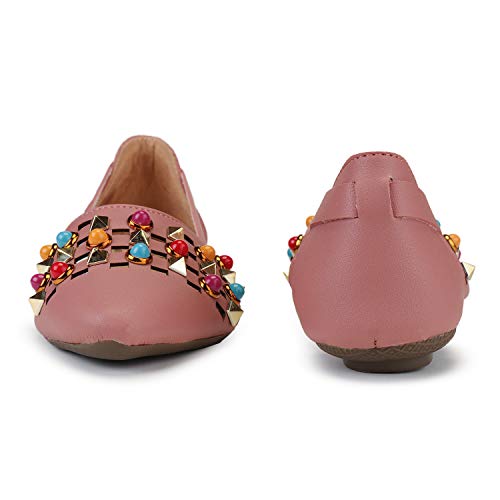 DEEANNE LONDON Women's Pyramid Stud Bellies - Image 5