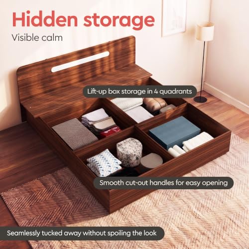 Interio by Godrej Juno Queen Size Wooden Bed with Box Storage - Image 7