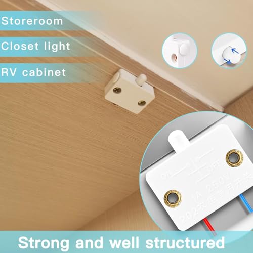 Ascension Cupboard Door Switch White