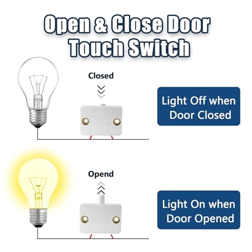 Ascension Cupboard Door Switch White
