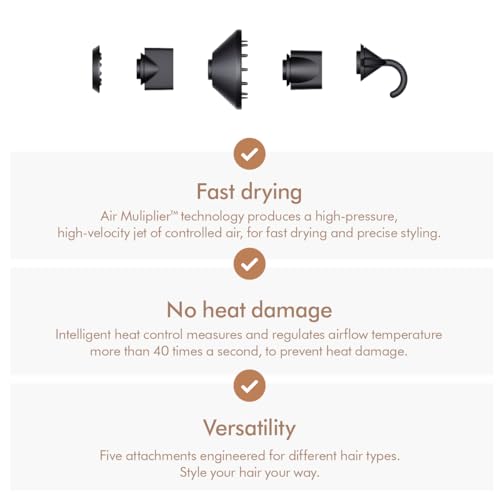 Dyson Supersonic™ Hair Dryer|Fast Drying|No