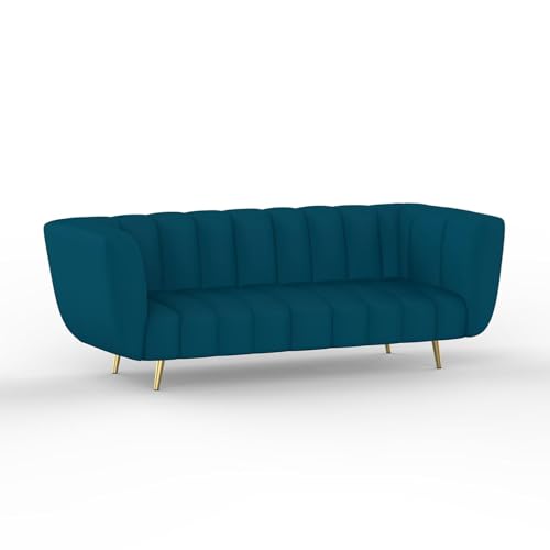 Velvet 3-Seater Kiki Sofa