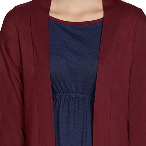 Amante Women's Cotton Blend Full Sleeves Sleep Robe - Image 4