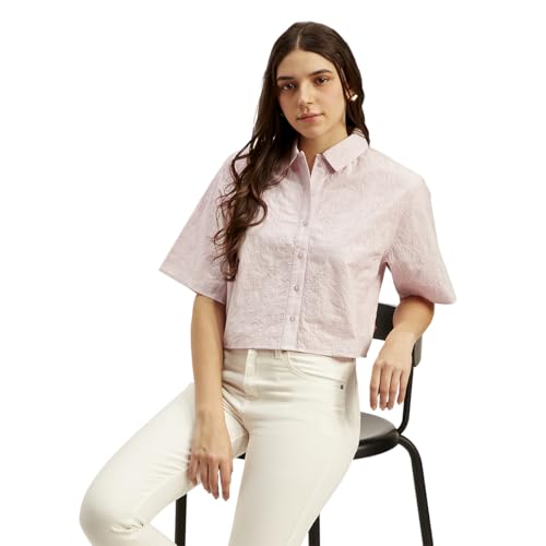 Levi's Women's Textured Spread Collar Shirt - Image 5