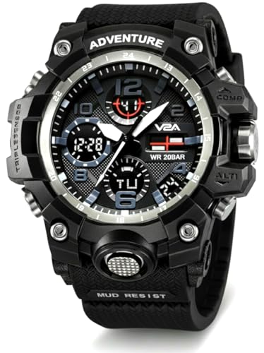 V2A Military Green Chronograph Analogue