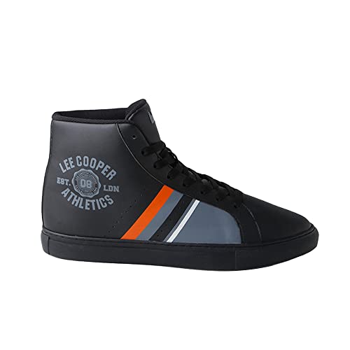 Lee Cooper mens Polyurethane High Tops Lace Up Mens Boots Chukka Boot - Image 2