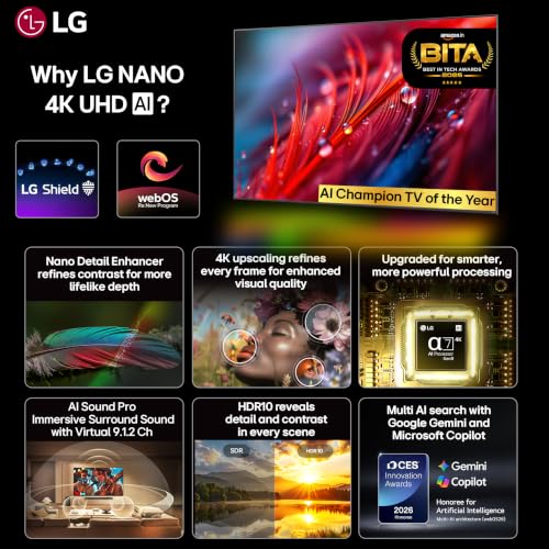 LG 164 cms NU87 AI
