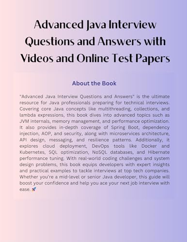 All-in-One Advanced Java Interview Questions