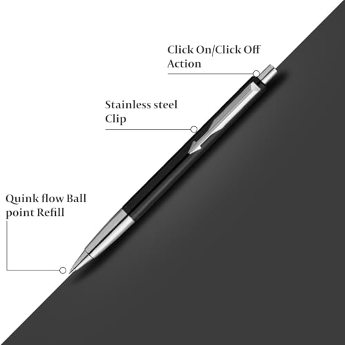 Parker Vector Standard Chrome Trim Ball Pen (Ink - Blue) - Image 3