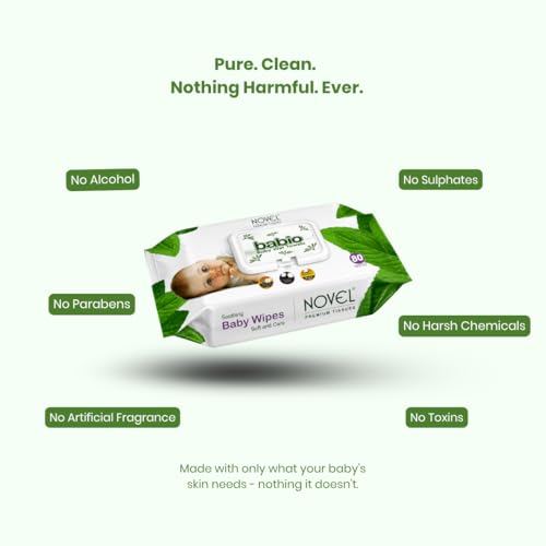 Novel Baby Wet Wipes 72