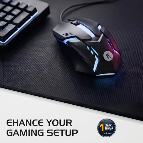 FRONTECH Wired USB Gaming Mouse