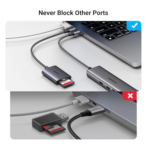 UGREEN USB C SD Card Reader Aluminium with Dual-Slot for Micro SD/SD - Image 7