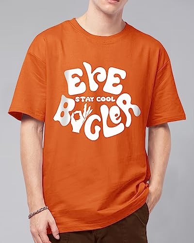 Noble Monk Unisex's Letter Print Oversized Fit T-Shirt - Image 3