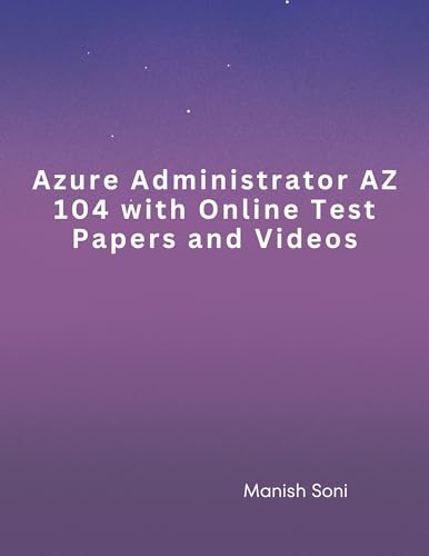 Azure Administrator AZ 104 Certification