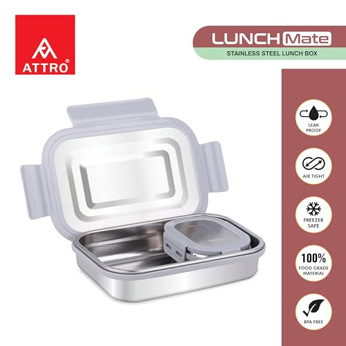 ATTRO Lunchmate Stainless Steel Lunch