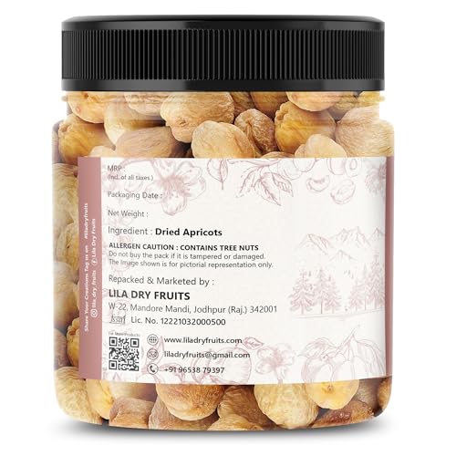 LILA DRY FRUITS Apricots 500