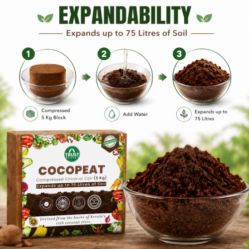 TrustBasket Premium Cocopeat 5kg