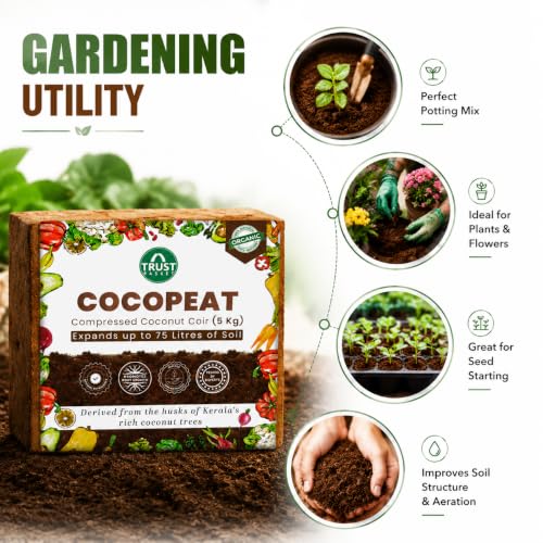 TrustBasket Premium Cocopeat 5kg