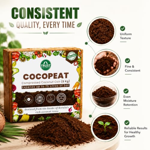 TrustBasket Premium Cocopeat 5kg