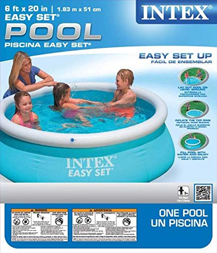 Intex 6ft X 20in Easy Set Swimming Pool #28101 By - Image 7