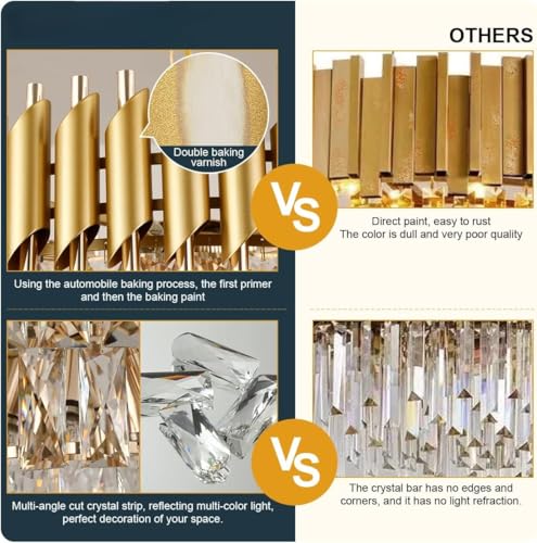Desidiya Modern Crystal Pendant Light