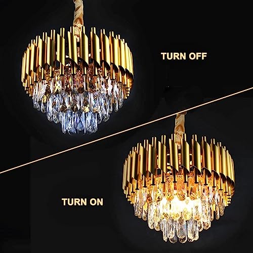 Desidiya Modern Crystal Pendant Light