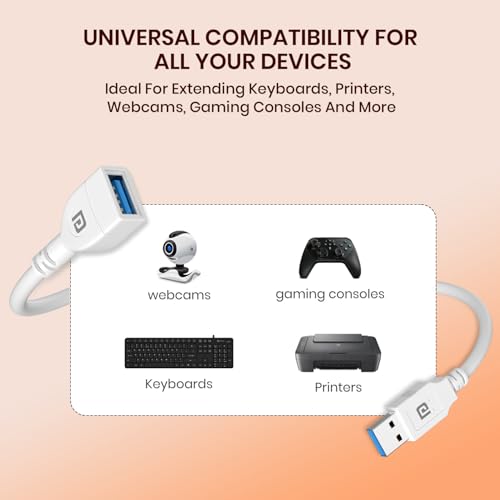 Portronics Uniconnect, 5M USB Extension