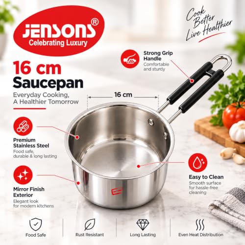Jensons Stainless Steel Saucepan,Tea Pot