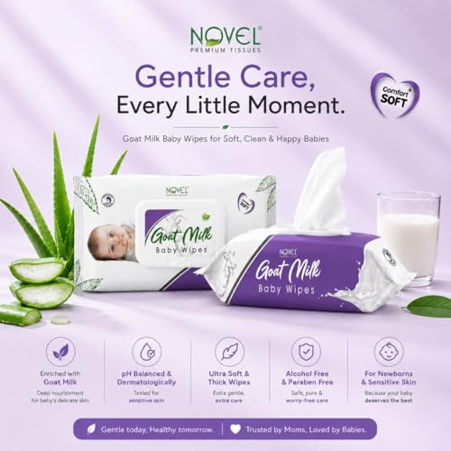 Novel Goat Milk Baby Wipes