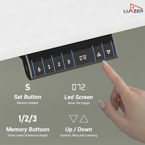 Lukzer Electric Height Adjustable Desk