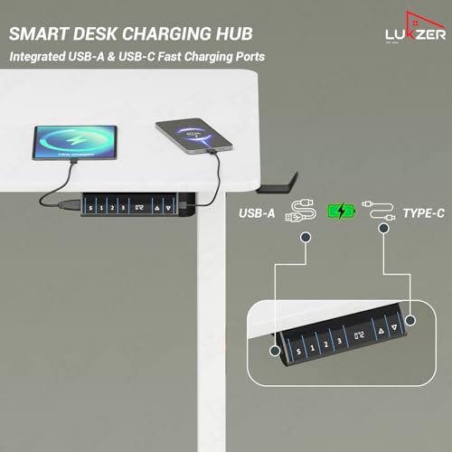 Lukzer Electric Height Adjustable Desk