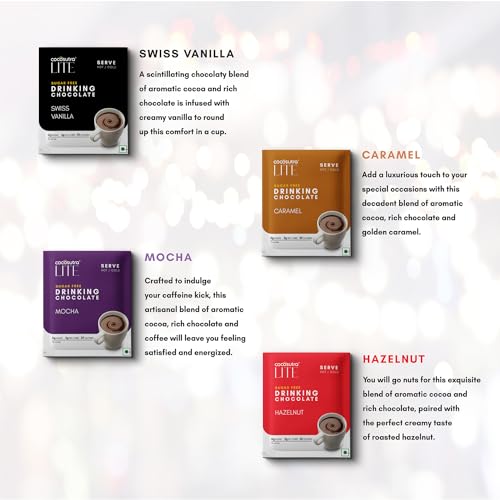 Cocosutra LITE Sugar Free Drinking Chocolate Sachets, 4 x 20g - Image 3