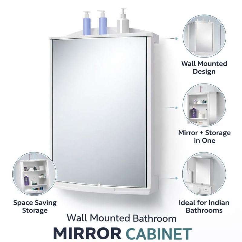 FullStar Wall Mounted Bathroom Mirror