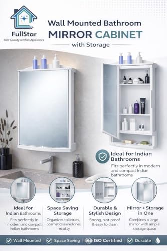FullStar Wall Mounted Bathroom Mirror
