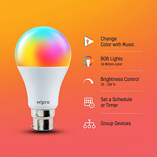 wipro B22 12.5W Wi-Fi Smart