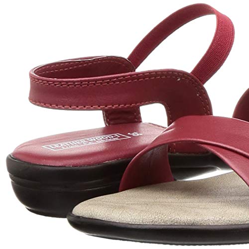 Women's Red Fashion Sandals - 4 UK/India (37 EU)(888474-37) - Image 3