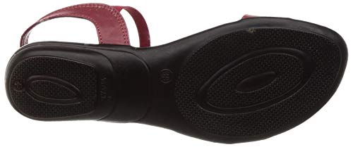 Women's Red Fashion Sandals - 4 UK/India (37 EU)(888474-37) - Image 4