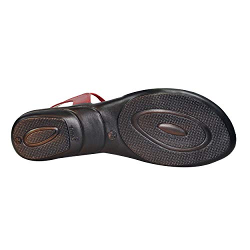 Women's Red Fashion Sandals - 4 UK/India (37 EU)(888474-37) - Image 6