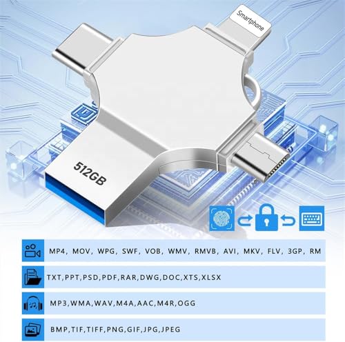 TECHNOVIEW Flash Drive 512GB 4